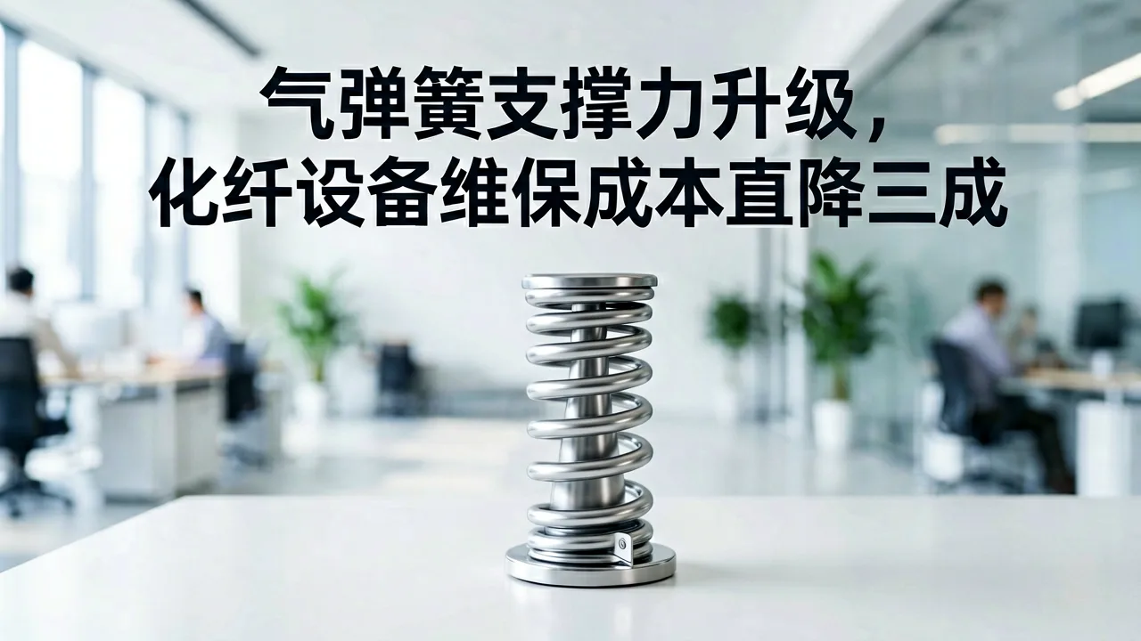 气弹簧支撑力升级，化纤设备维保成本直降三成