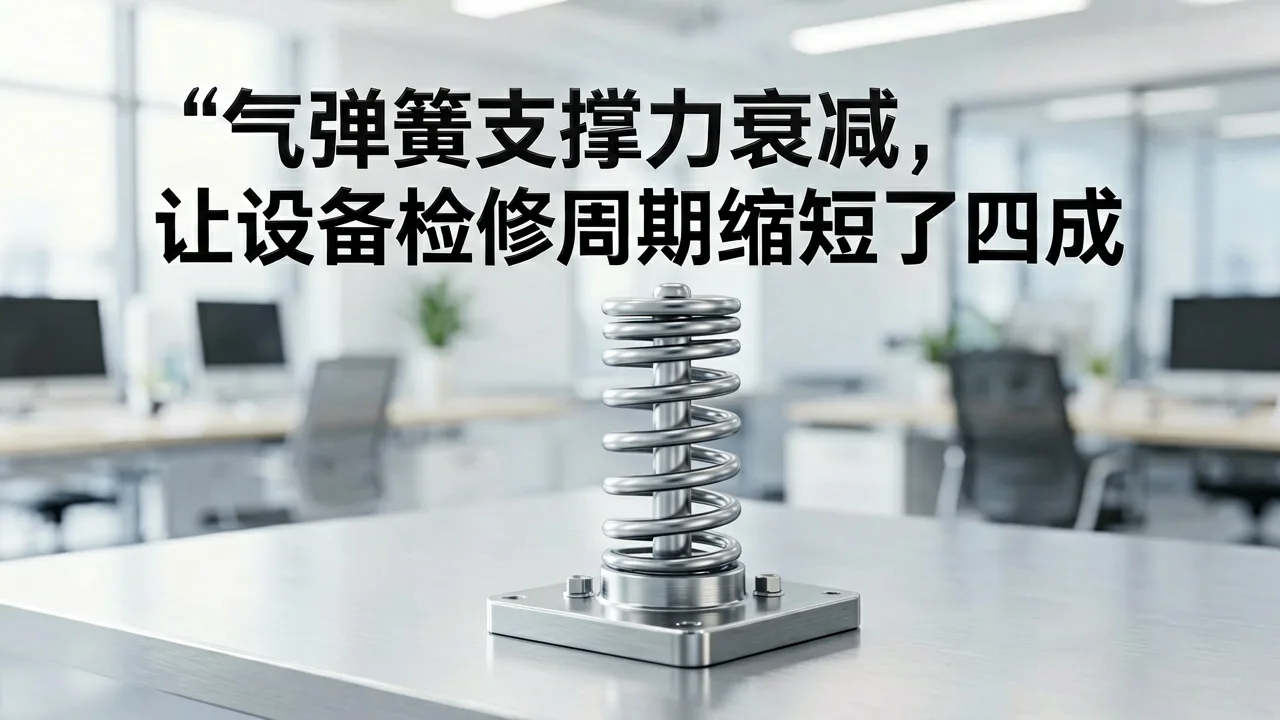 气弹簧支撑力衰减，让设备检修周期缩短了四成