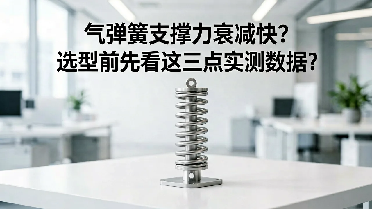 气弹簧支撑力衰减快?选型前先看这三点实测数据
